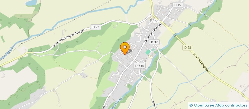 localisation de l'entreprise MONSIEUR MICHEL TOUGNES  BERAT