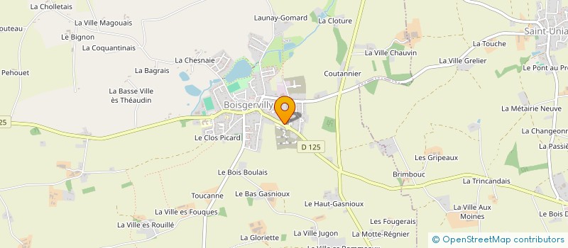 localisation de l'entreprise MONSIEUR MICHEL TOURGIS  LANDUJAN