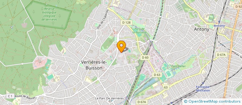 localisation de l'entreprise MONSIEUR MICHEL TOURLIERE à VERRIERES-LE-BUISSON