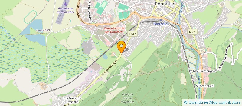 localisation de l'entreprise MONSIEUR MICHEL TOURNOUX à PONTARLIER