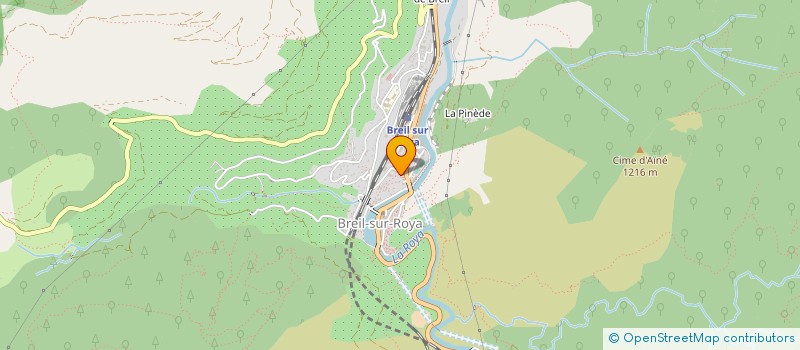 localisation de l'entreprise MONSIEUR MICHEL TOURON  BREIL-SUR-ROYA