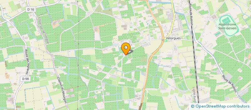 localisation de l'entreprise MONSIEUR MICHEL TOURRES  L ISLE SUR LA SORGUE