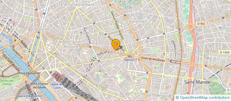 localisation de l'entreprise MONSIEUR MICHEL TOUTAIN  PARIS