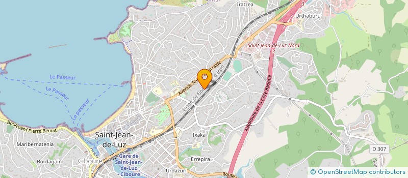 localisation de l'entreprise MONSIEUR MICHEL TOUYAROU à SAINT-JEAN-DE-LUZ