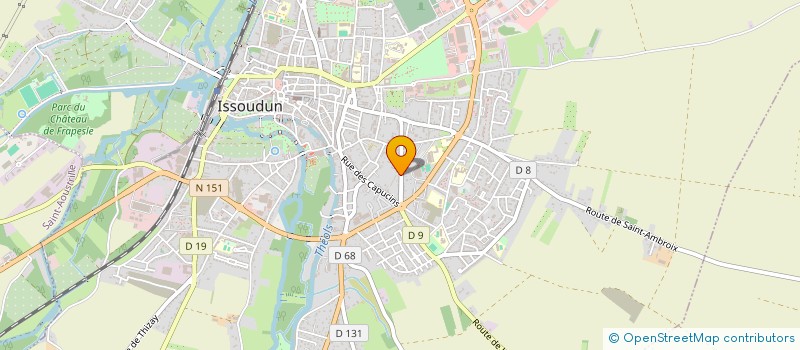 localisation de l'entreprise MONSIEUR MICHEL TRABATTONI à ISSOUDUN