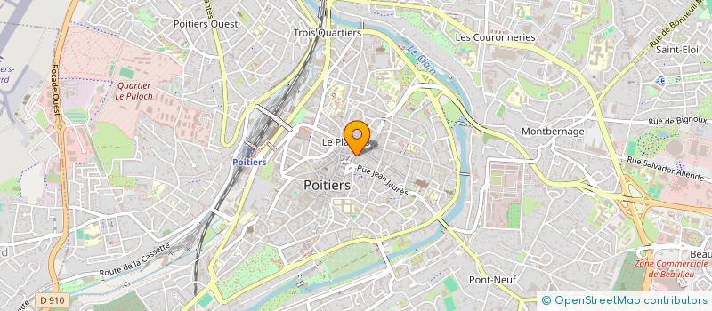 localisation de l'entreprise MONSIEUR MICHEL TRABLEAU  POITIERS