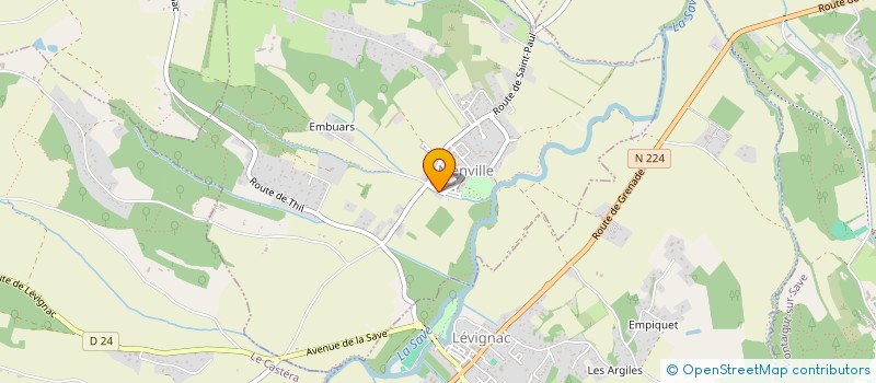 localisation de l'entreprise MONSIEUR MICHEL TRALLERO  MENVILLE