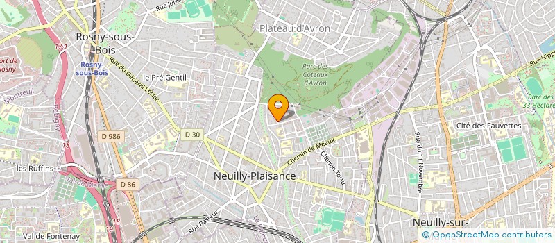 localisation de l'entreprise MONSIEUR MICHEL TRAN à NEUILLY-PLAISANCE