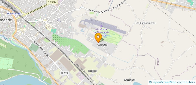 localisation de l'entreprise MONSIEUR MICHEL TRANCHET  MARMANDE