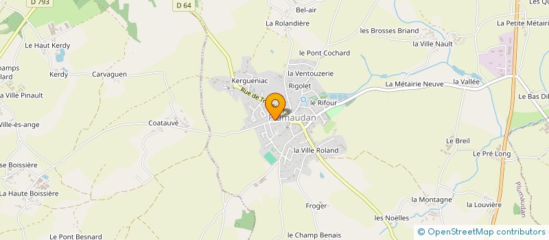 localisation de l'entreprise MONSIEUR MICHEL TRANCHEVENT à PLUMAUDAN