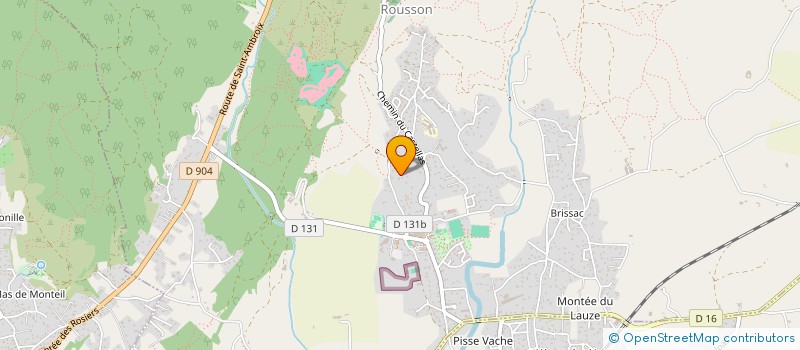 localisation de l'entreprise MONSIEUR MICHEL TRAUCHESSEC  ROUSSON