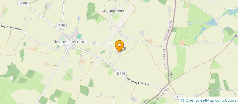 localisation de l'entreprise MONSIEUR MICHEL TRAVAILLARD  NOYANT-VILLAGES