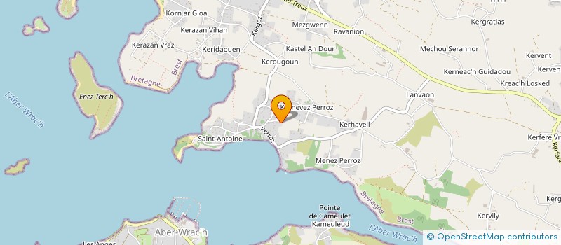 localisation de l'entreprise MONSIEUR MICHEL TREBAOL  PLOUGUERNEAU