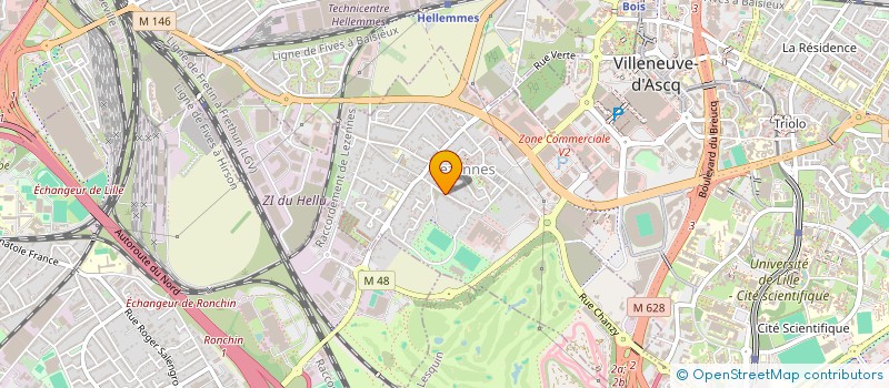 localisation de l'entreprise MONSIEUR MICHEL TREFFEL à LILLE