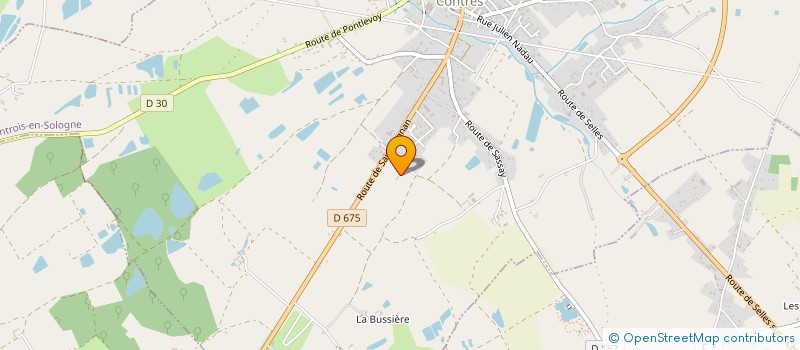 localisation de l'entreprise MONSIEUR MICHEL TREHIN  LE CONTROIS-EN-SOLOGNE