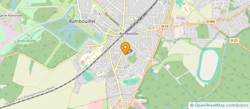 localisation de l'entreprise MONSIEUR MICHEL TREINS  RAMBOUILLET