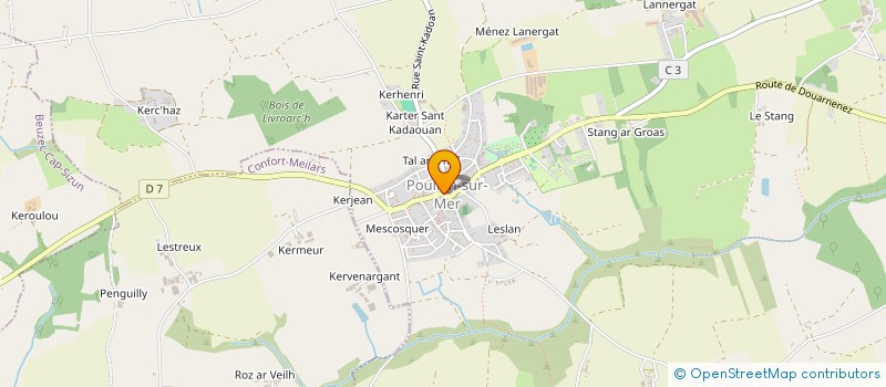 localisation de l'entreprise MONSIEUR MICHEL TRELLU  PLONEVEZ-PORZAY