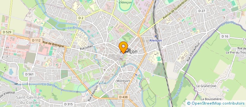 localisation de l'entreprise MONSIEUR MICHEL TREMBLIN à ALENCON