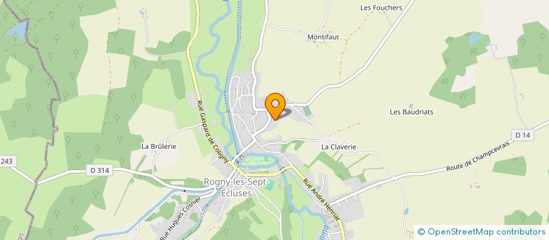 localisation de l'entreprise MONSIEUR MICHEL TREMBULAK à ROGNY-LES-SEPT-ECLUSES