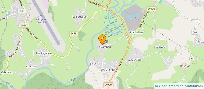localisation de l'entreprise MONSIEUR MICHEL TREPSAT à ARPAJON-SUR-CERE