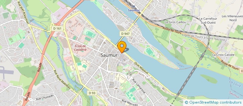 localisation de l'entreprise MONSIEUR MICHEL TRIBONDEAU  SAUMUR