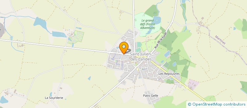 localisation de l'entreprise MONSIEUR MICHEL TRICHEREAU  SAINT-JULIEN-DES-LANDES