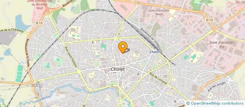 localisation de l'entreprise MONSIEUR MICHEL TRICOIRE à CHOLET