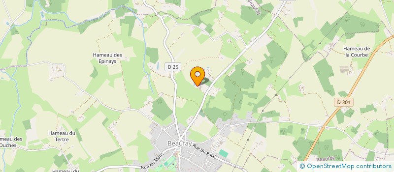 localisation de l'entreprise MONSIEUR MICHEL TRIFAULT  BEAUFAY