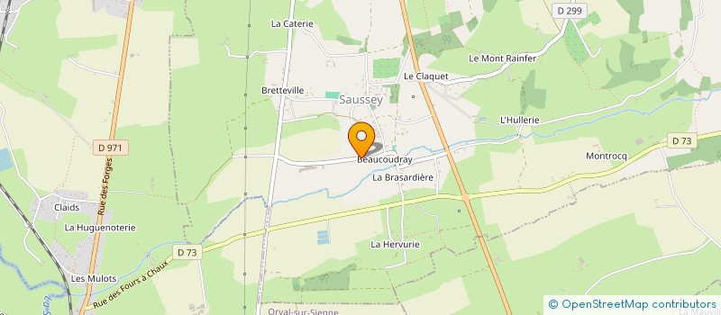 localisation de l'entreprise MONSIEUR MICHEL TRIHAN  HEUGUEVILLE-SUR-SIENNE