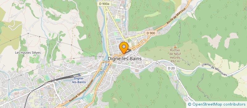 localisation de l'entreprise MONSIEUR MICHEL TROCHON à DIGNE-LES-BAINS