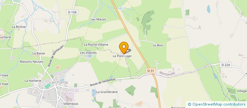 localisation de l'entreprise MONSIEUR MICHEL TROHEL à MONTAUDIN