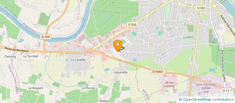 localisation de l'entreprise MONSIEUR MICHEL TROTTIER à BERGERAC