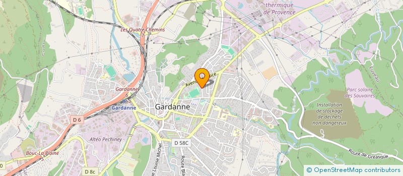 localisation de l'entreprise MONSIEUR MICHEL TROULLIEUR à GARDANNE