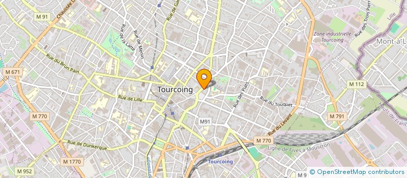 localisation de l'entreprise MONSIEUR MICHEL TRUFFAUT à TOURCOING
