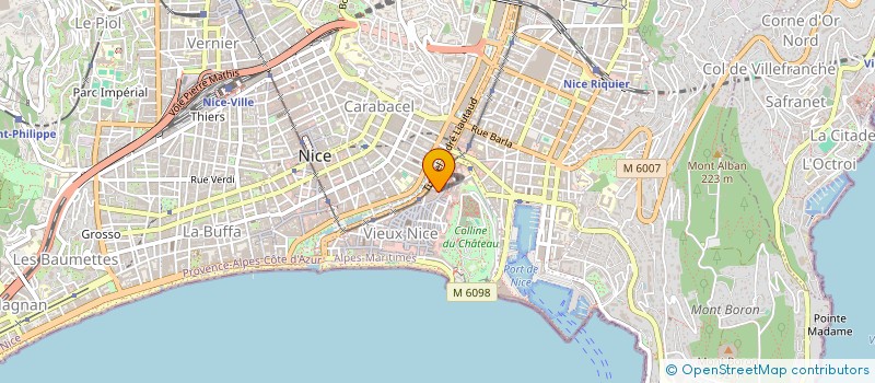 localisation de l'entreprise MONSIEUR MICHEL TRUGLIO à NICE
