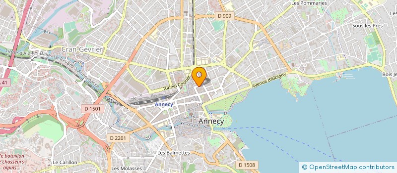 localisation de l'entreprise MONSIEUR MICHEL TUAIRE  ANNECY