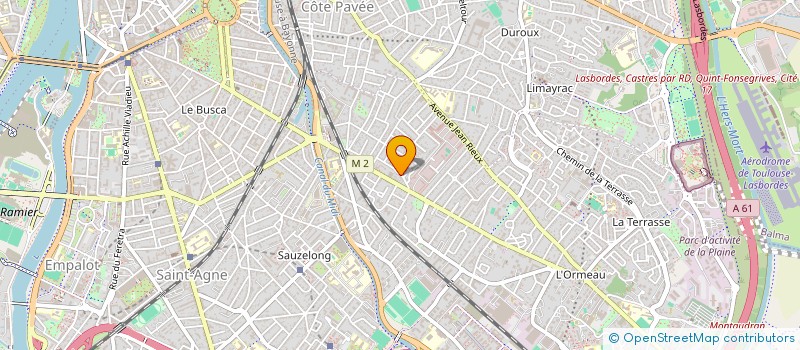 localisation de l'entreprise MONSIEUR MICHEL TUDEL  TOULOUSE