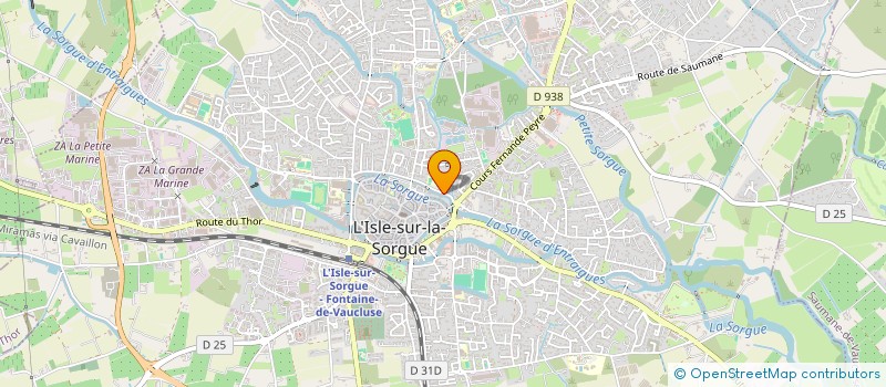 localisation de l'entreprise MONSIEUR MICHEL TUROWICZ à L'ISLE-SUR-LA-SORGUE