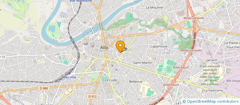 localisation de l'entreprise MONSIEUR MICHEL UBAUD à ALBI