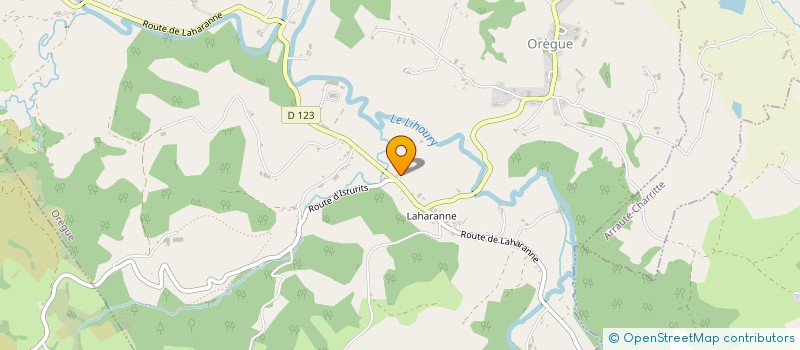 localisation de l'entreprise MONSIEUR MICHEL UHART  HOSTA