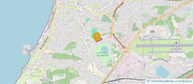 localisation de l'entreprise MONSIEUR MICHEL UHART  BIARRITZ