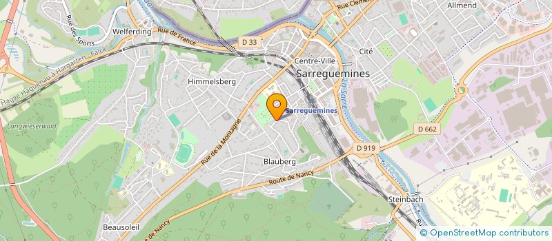 localisation de l'entreprise MONSIEUR MICHEL UHRING  SARREGUEMINES