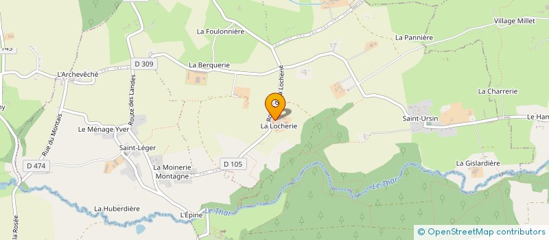 localisation de l'entreprise MONSIEUR MICHEL VADET à SAINT-JEAN-DES-CHAMPS