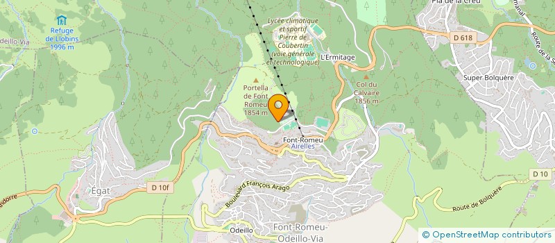 localisation de l'entreprise MONSIEUR MICHEL VAICBOURDT  FONT-ROMEU-ODEILLO-VIA