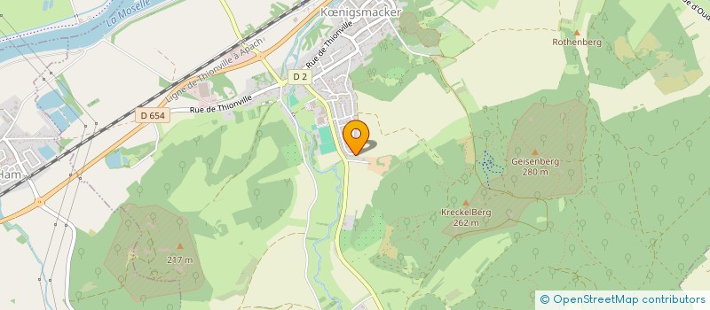 localisation de l'entreprise MONSIEUR MICHEL VAILLANT à KŒNIGSMACKER