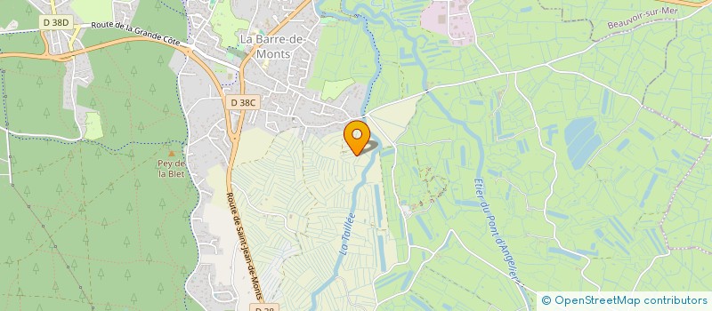 localisation de l'entreprise MONSIEUR MICHEL VAIRE  LA BARRE-DE-MONTS