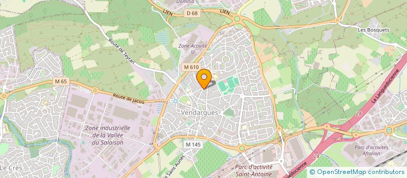 localisation de l'entreprise MONSIEUR MICHEL VALANTIN à VENDARGUES