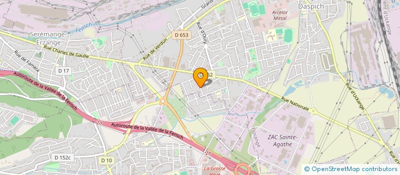 localisation de l'entreprise MONSIEUR MICHEL VALLERICH  FLORANGE