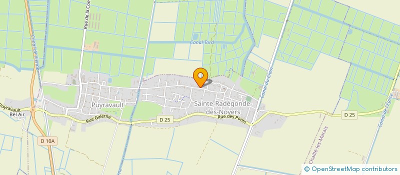 localisation de l'entreprise MONSIEUR MICHEL VALLES  SAINTE-RADEGONDE-DES-NOYERS