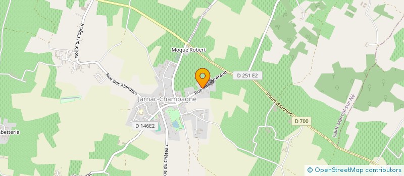 localisation de l'entreprise MONSIEUR MICHEL VALLET à JARNAC-CHAMPAGNE